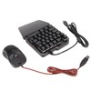 Wired Keyboard Mouse Converter Combo Plug and Play Keypad Mouse