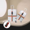 EULAPGOE Heavy Duty Luggage Luggage Strap, Rainbow Heavy Duty Lockable