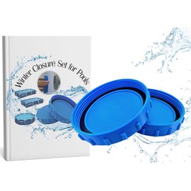 Winter Closure set Compatible with Bestway Intex Coleman pools, leak-proof - 2 pieces with matching seals