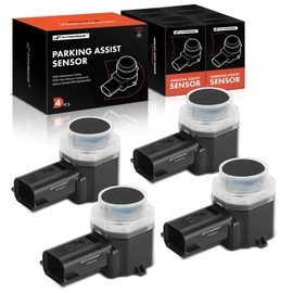 A-Premium 4-PC Rear Reverse Backup Parking Assist Sensor Compatible with Ford & Lincoln Models - Fusion 2010-2012, Edge 2011-2015, Mustang 2012-2014, Taurus, Expedition, MKZ, MKX, Navigator, MKS, MKT