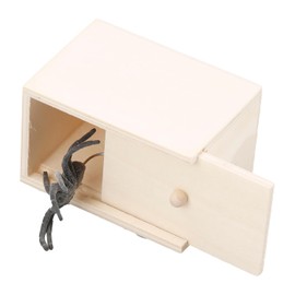 Tabanzhe Brand Spider Prank Scare Box - Spider Scare Wooden Box - Spoofing Creative Neat Toys with Bugs and Spiders - Wooden Gag Joke Toys for Gift, Party Favors