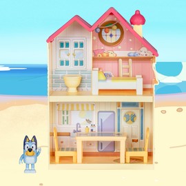 BLUEY Mini Heeler Home Playset, Dog Playhouse, Handle for Playing and Takeaway, Movable Figure, Toy of the Kids Series, Famous (BLY67000)