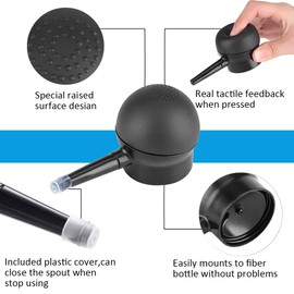 Scattered Hair for Hair Thickening, 27.5 g Pouring Hair, Root Powder, Hair Concealer for Women and Men, Waterproof Conceals Hair Loss Hair Powder (Dark Brown with Nozzle)