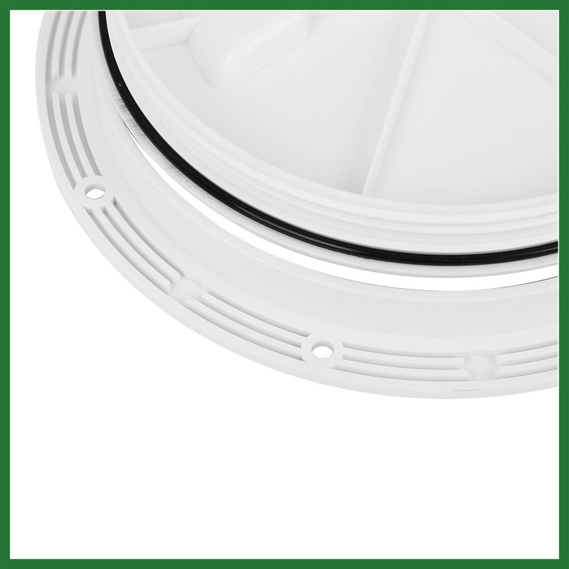 Motoforti 8" Boat White Circular Inspection Hatch Deck with Detachable