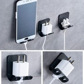 Razor Holder, Punch-Free Razor Holder, Waterproof Bathroom Holder Hook for Shower Shaver, Plug, Keys, Kitchen Utensils, Towel, Robe Silver