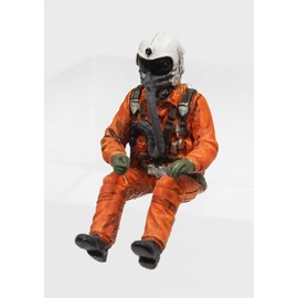 PLATZ 1/72 Air Self-Defense Force Support Fighter F-1 Battleship 1996 6th Squadron with Pilot Figure, Plastic Model AC-60, Molded Color