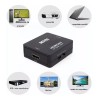NOMARCA Adaptador Hdmi A Rca Av 1080p Convertidor De Audio