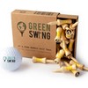 Green Swing Bamboo Golf Tees 45mm | Strong Sustainable Biodegradable