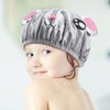 G2PLUS 2PCS Elastic Kids Bath Caps, Double layer Baby Bathing