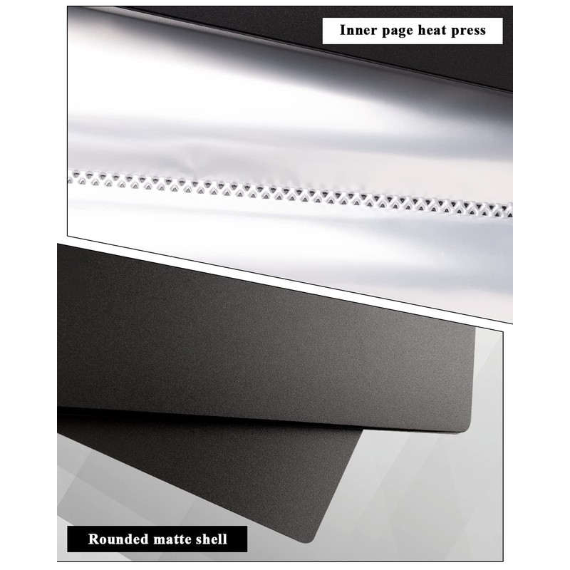 Art Portfolio 4 Packs Portfolio Folder with Plastic Sleeves Presentation
