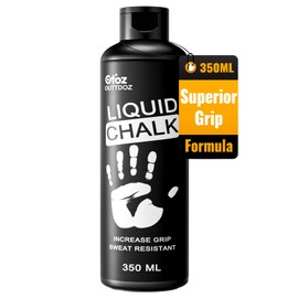 Large Capacity (350ML) Pro Grade Liquid Chalk Mess-Free Gym Chalk for Weightlifting, Gymnastics, Rock Climbing, Dancing, Dries in Seconds.