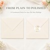 Save The Date Envelope Stickers: 120 Pcs Floral Seals 1.6