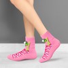 CUweipeng Funny Hold Hand Couple Sock - 2 Pairs Pink