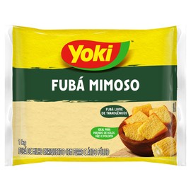 Fine Cornmeal Yoki - 35.3 oz | Fubá Mimoso Yoki - 1kg - (PACK OF 01)