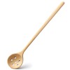 1pcs Long Slotted Spoons Wooden, Jam Spoons, Olive Spoons Korean