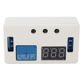 Time Delay Relay Module DC 12V Digital Timer Multifunctional Adjustable PLC Cycle Control Switch
