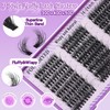Natural Lash Clusters Wispy Lash Extension 30D+40D+50D Cluster Eyelash Extension