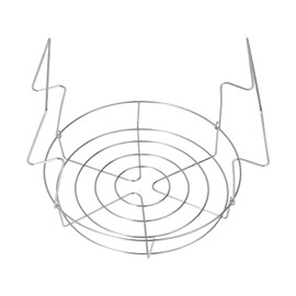 Water Bath Canning Rack, Stainless Steel Anti Scalding Foldable Corrosive Contoured Handles Slip for Mason Jars Spherical Tanks