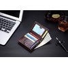 SCHLATUM Large Capacity Wallets for Men Genuine Leather RFID Blocking