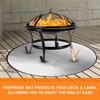 DocSafe 38 x 38 inches Round Fire Pit Mat, Upgraded