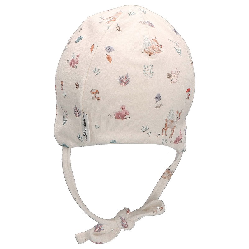 Sterntaler Girls' Beanie Fawn Hat, ecru