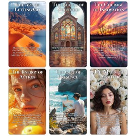 ZZBUY Clarifying Life Situations Oracle Cards, 100 Cards Oracle Deck for Beginners Cover Life Love Career