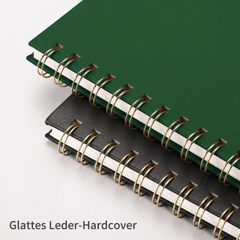RETTACY Notebook B5 Squared, Bullet Journal with 100 g/m² Thick