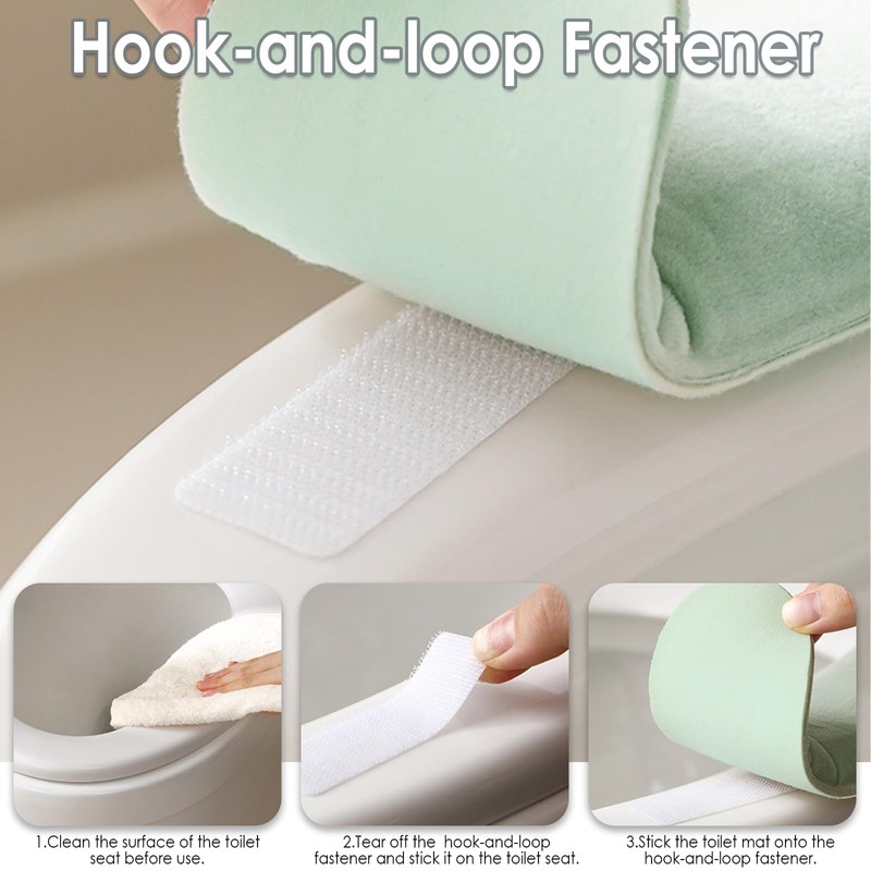Thick and Elastic Toilet Seat Cover – Washable & Reusable