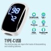 Oxygen monitor finger adults- Pulse oximeter- Automatic blood oxygen without