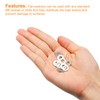 sourcing map M6 304 Stainless Steel Flat Washers, 100pcs 6x12x0.3mm