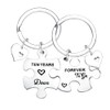 Nfyxcaz Ten Years Down Forever to Go Couples Keyring 10