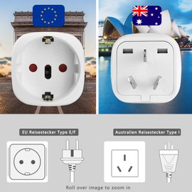 XGKEGS Adapter Australien,Reiseadapter Australien,Adapter China Deutschland stecker Typ I reiseadapter,f1r reiseadapter China,Neuseeland,Argentinien, Fidschi,2 St1ck