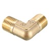 sourcing map Elbow Pipe Fitting 90 Degree G1/4 Outer x