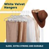Lifemaster Velvet Skirt Hangers – with Adjustable Clips, 360 Degree