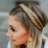 MADISON BRAIDS Women's Arisa Fishtail Headband Hair Braid Natural Looking