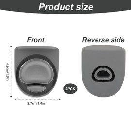 2pcs Replacement Stopper Compatible with Owala FreeSip 24oz 32oz, Water Bottle Top Lid for Owala 16/19/24/32/40oz Seal Bottle Cap Leak Proof Bottle Mouth Plug Parts Silicone Stopper Gasket Accessories