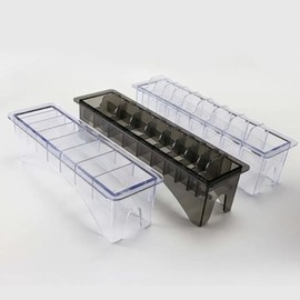 Hair salon clipper guide storage holder 8-10 size organizer transparent 8sizeWFLN1P3 / 미용실용 클리퍼 가이드 수납 홀더 8-10사이즈 정리함 투명 8sizeWFLN1P3