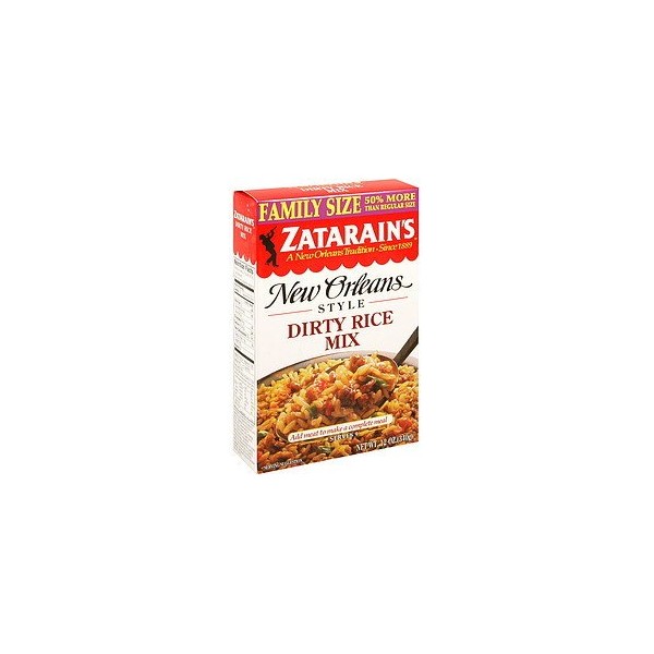 Zatarian's, New Orleans Style Dirty Rice, Family Size, 12oz Box (Pack of 6)