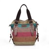 Women's Canvas Handbag Rainbow Design Tote Bag Large Capacity Shoulder