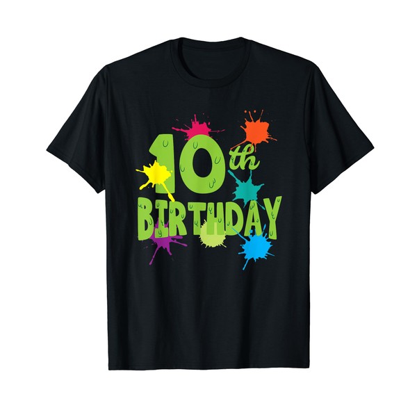 Paintball Funny 10 Years Old 10th Birthday Party Gift Boys