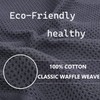 6-Pack 100% Cotton Waffle Weave Kitchen Dish Cloths, Ultra Soft