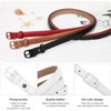 JASGOOD Skinny Belt for Women Jeans Thin Leather Waist Belts