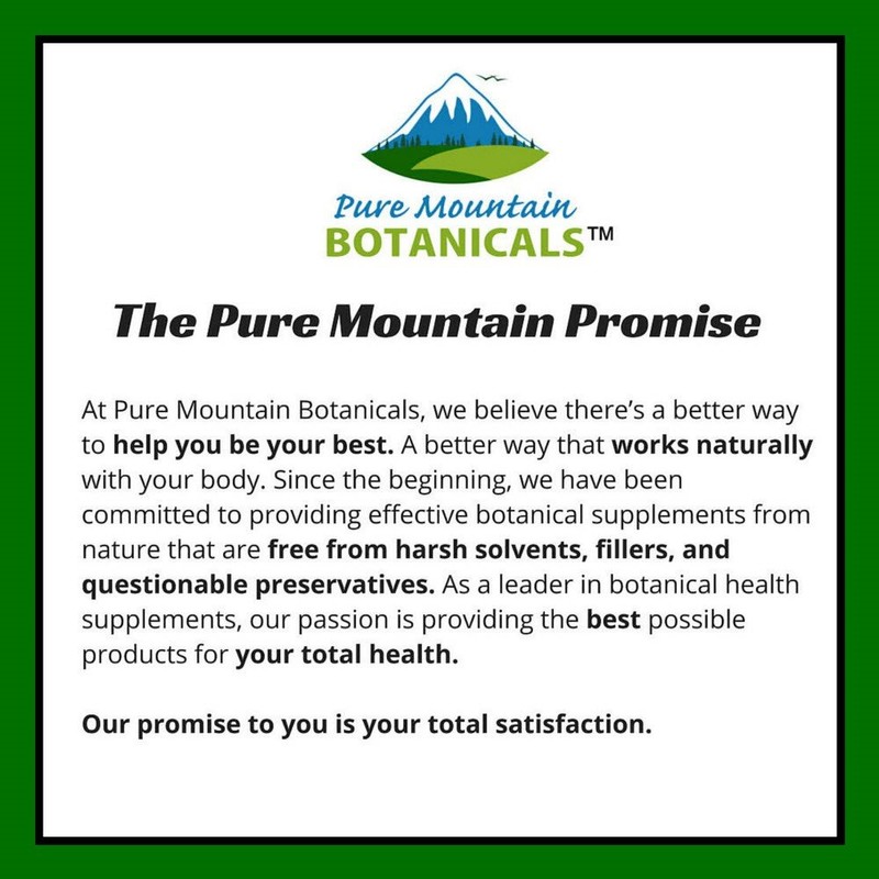 Pure Mountain Botanicals Moringa Leaf Capsules - Kosher Vegan Formula