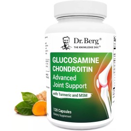 Dr Berg Glucosamine Chondroitin Advanced Joint Support 120 Caps, Healthy Joints