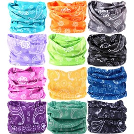 VANCROWN Headband Neck Gaiter Head Wrap Headwear Face Mask Magic Scarf Bandana for Men and Women