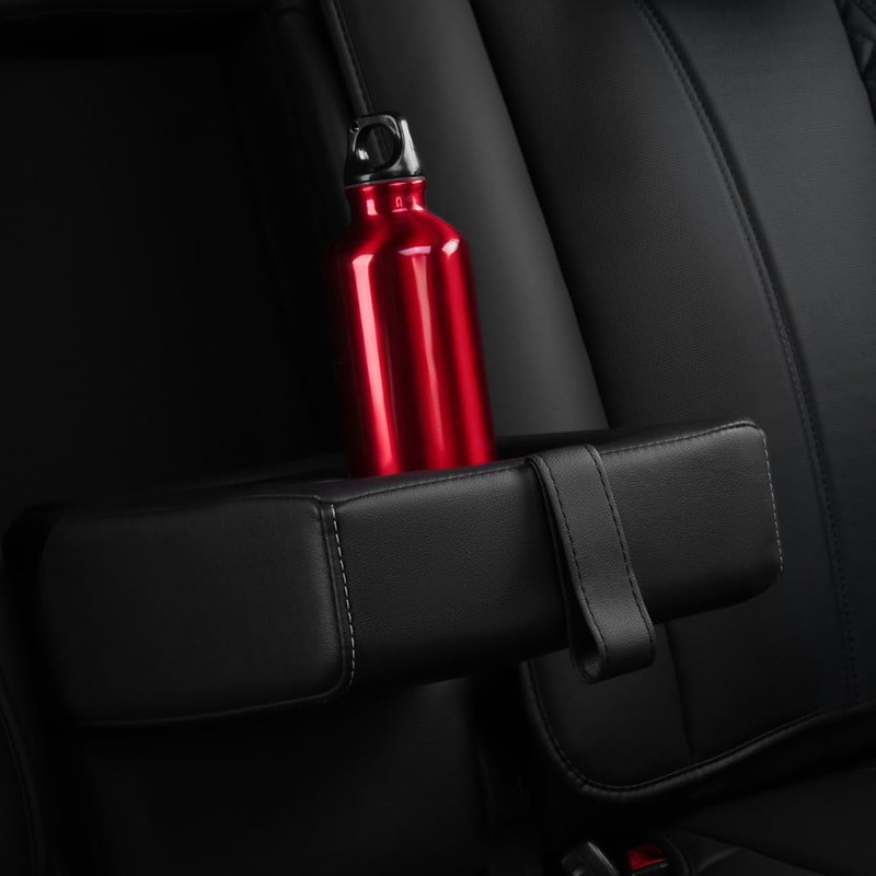 CAR PASS Waterproof Leather Back Seat Covers, Nappa PU Leather