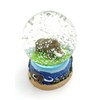 Onwomania Mammut Elephant Tusks Height 6.5 cm Snow Globe Glitter