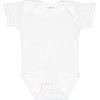 RABBIT SKINS, Baby Soft Short-Sleeve Bodysuit, White, Newborn