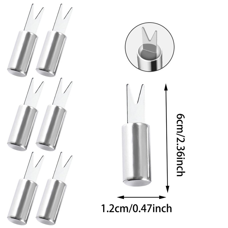 12PCS Corn on The Cob Skewers, Stainless Steel Sweetcorn Holders