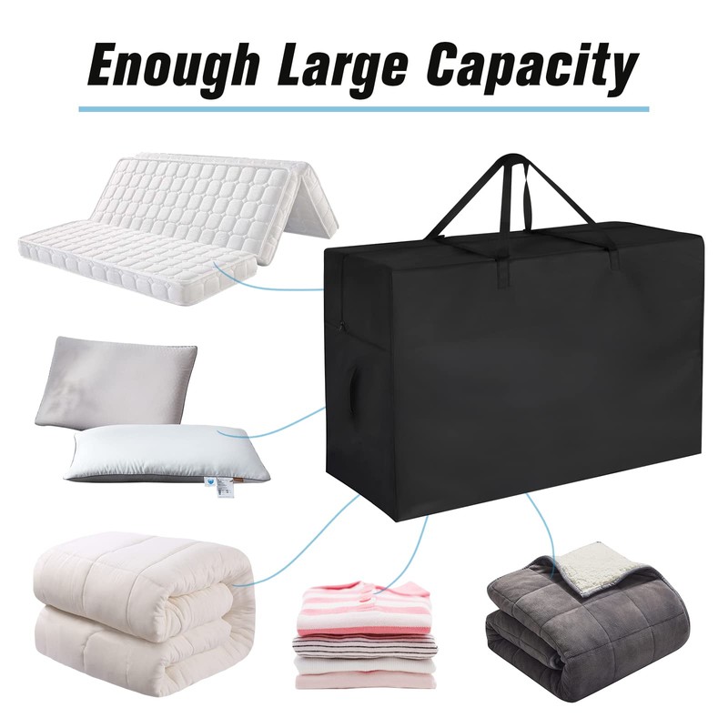 Jungda 4" Narrow Twin Folding Mattress Storage Bags,Trifold Memory Foam